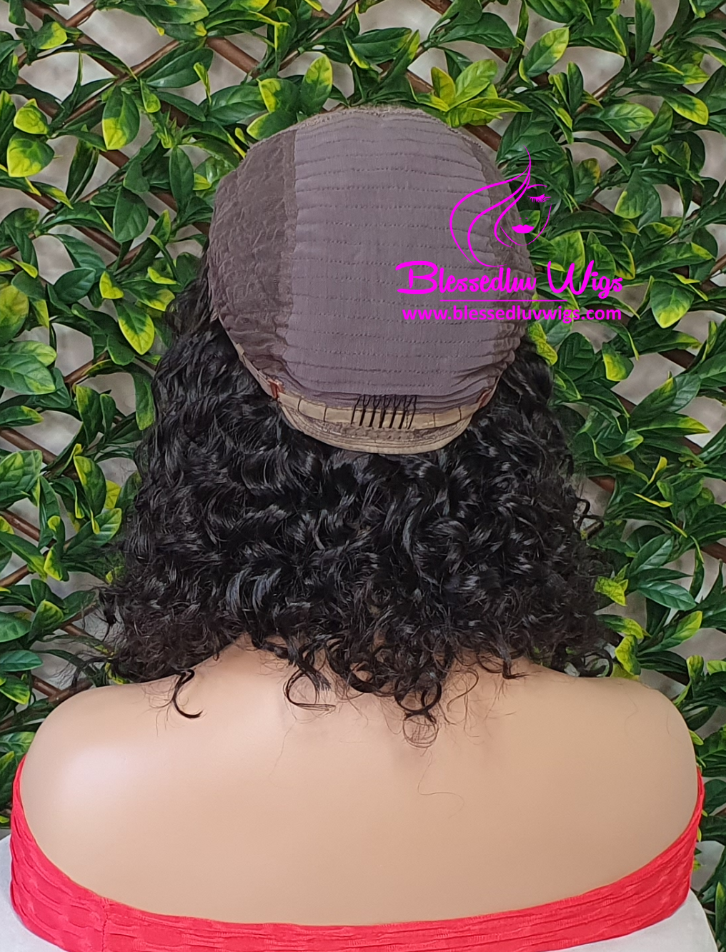 Maria - Short Curly Brazilian Lace Closure Wig-Wigs-www.brazilianweave.com-Brazilianweave.com