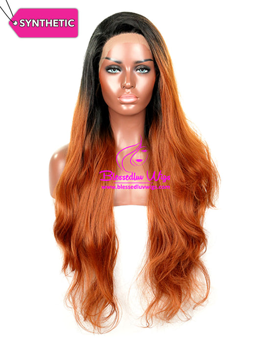 Kimora - Diva Ombre Chestnut Lace Front Wig-Brazilianweave.com-Brazilianweave.com