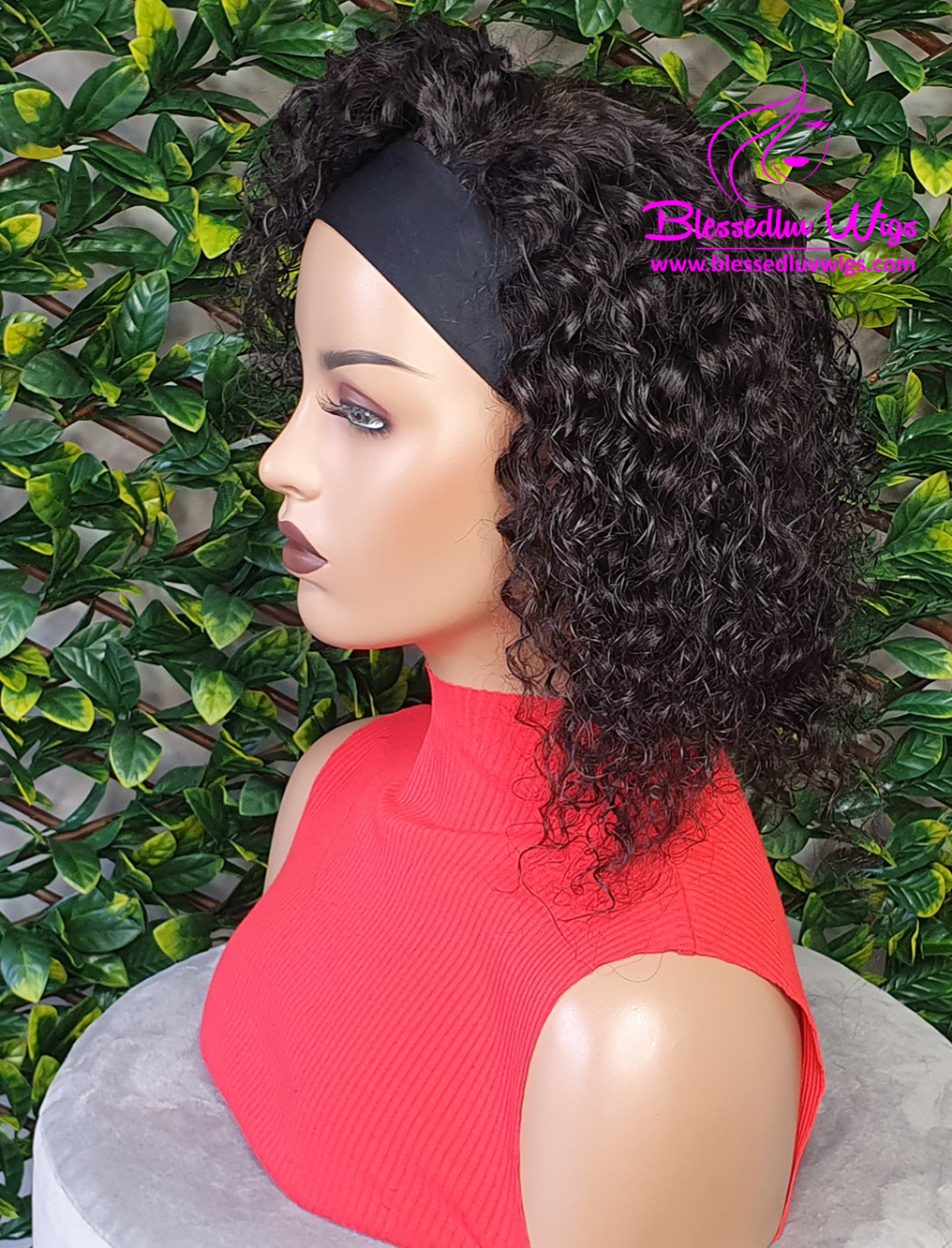 Ellie - Brazilian Curly Headband Wig-www.brazilianweave.com-Brazilianweave.com