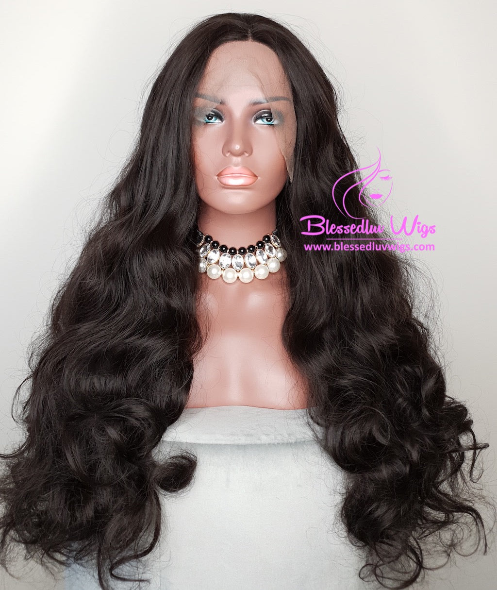 Marga - #1b Synthetic Lace Front Wig-Brazilianweave.com-Brazilianweave.com
