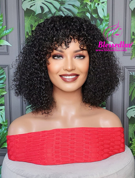 Kemi - Brazilian Curly Fringe Machine Wig SALE-Wigs-www.brazilianweave.com-Brazilianweave.com