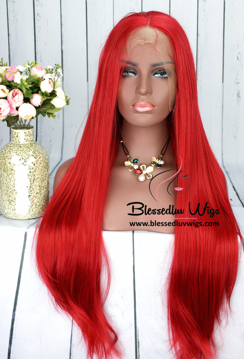 Kailyn Diva Cherry Red Wig Blessedluv