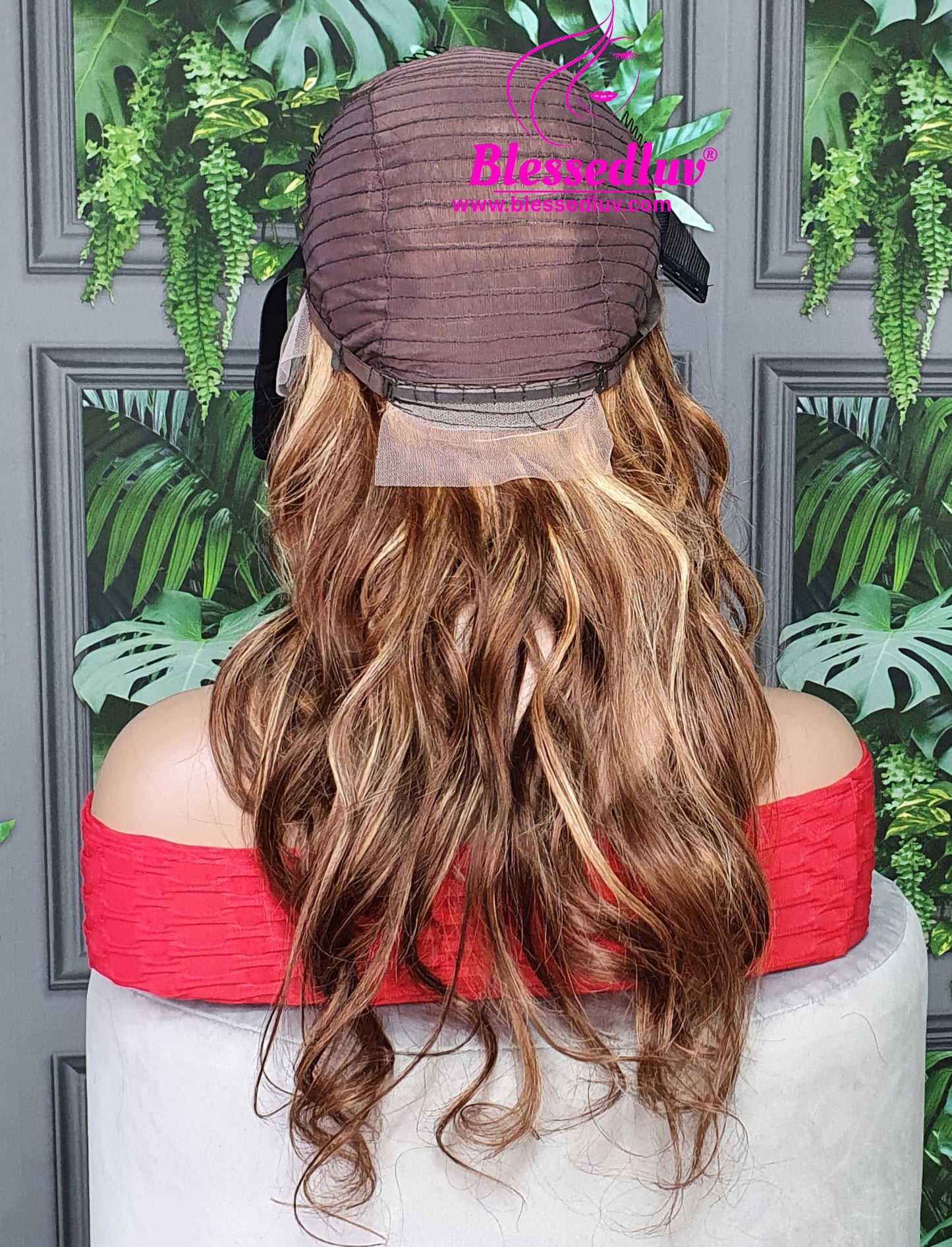 Katie - Highlights Lace Front Wig-www.blessedluv.com-Brazilianweave.com