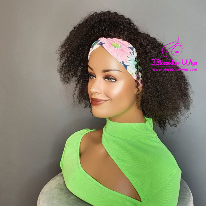 Allison - Headband Wig Brazilian Afro Curly, 16 Inch-Brazilianweave.com-Brazilianweave.com