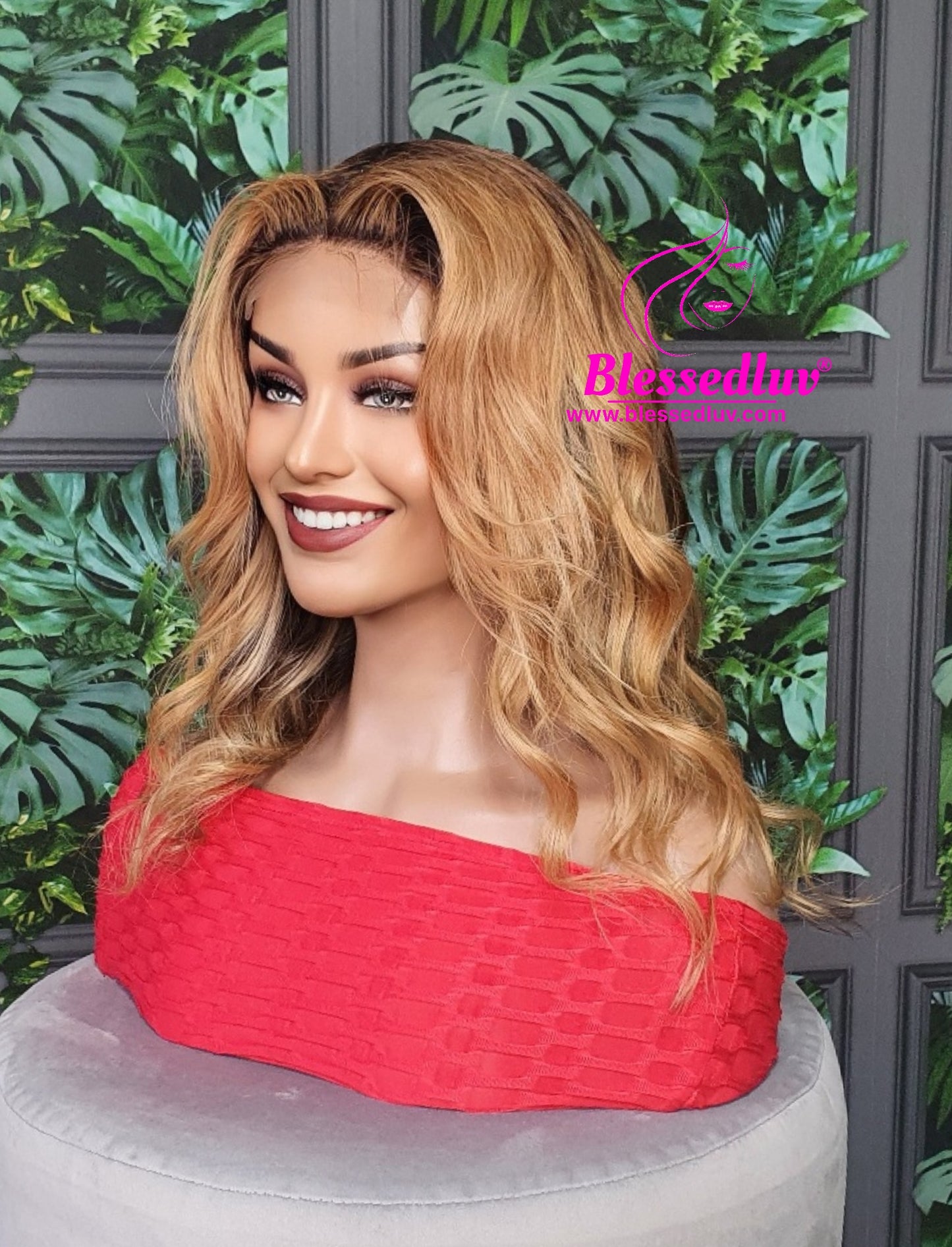 Lilly - Honey Blonde Lace Closure Wig-www.brazilianweave.com-Brazilianweave.com