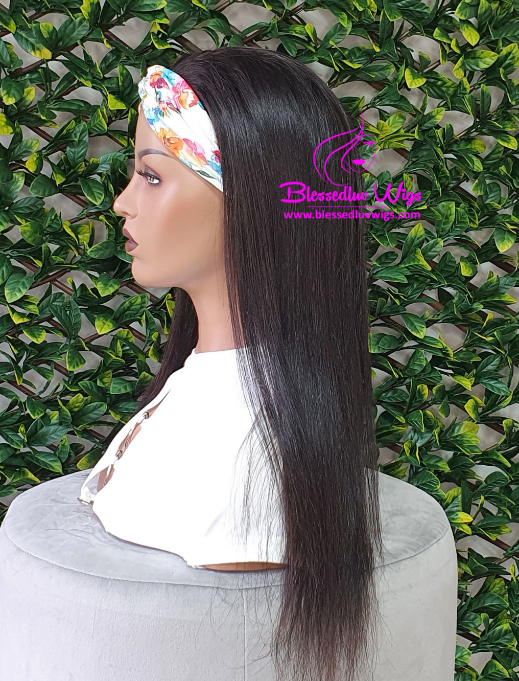 Rachel - Ponytail Headband Wig- Brazilian Hair-www.blessedluv.com-Brazilianweave.com