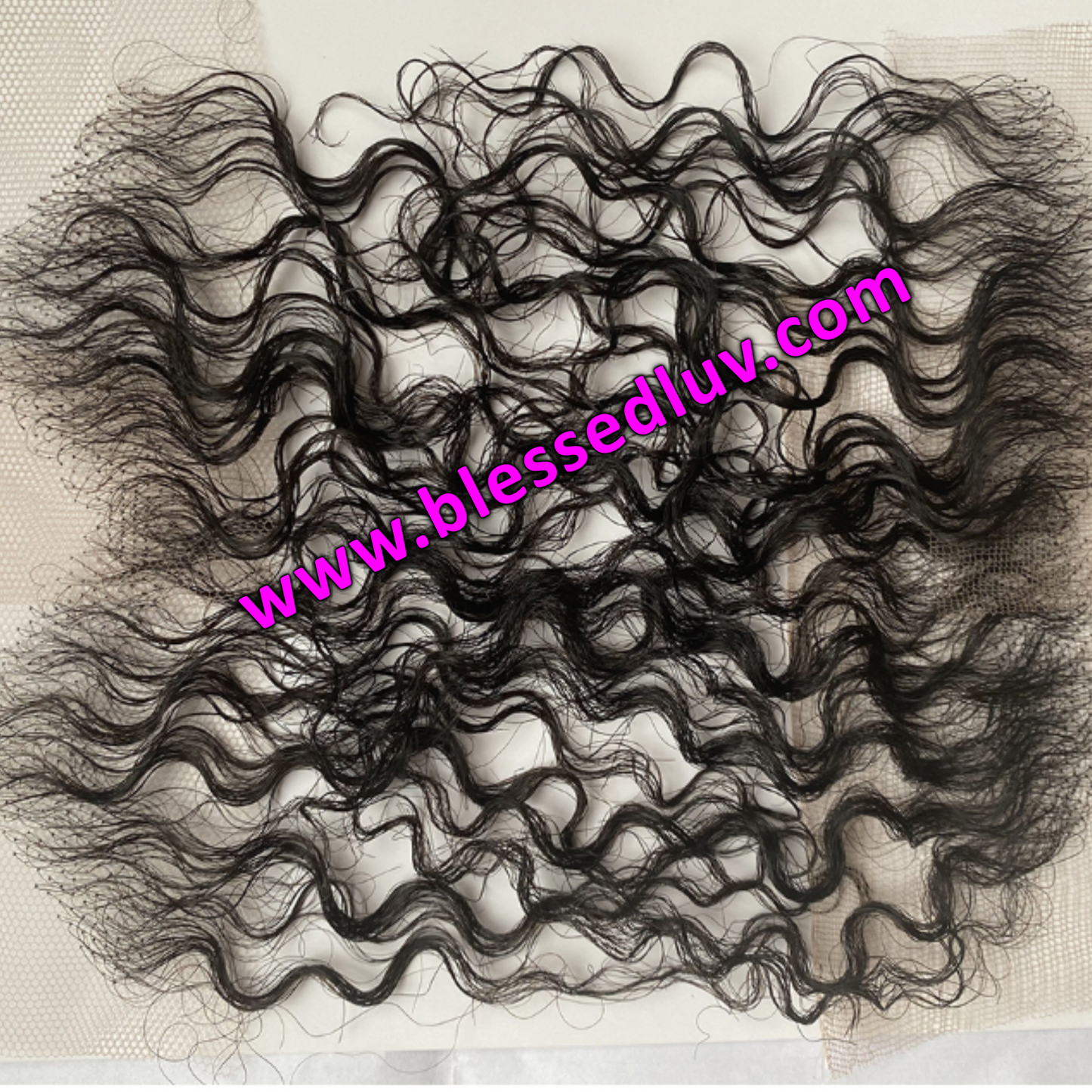 HD Swiss Lace Baby Hair Edge- Curly x2-Wigs-www.blessedluv.com-Brazilianweave.com